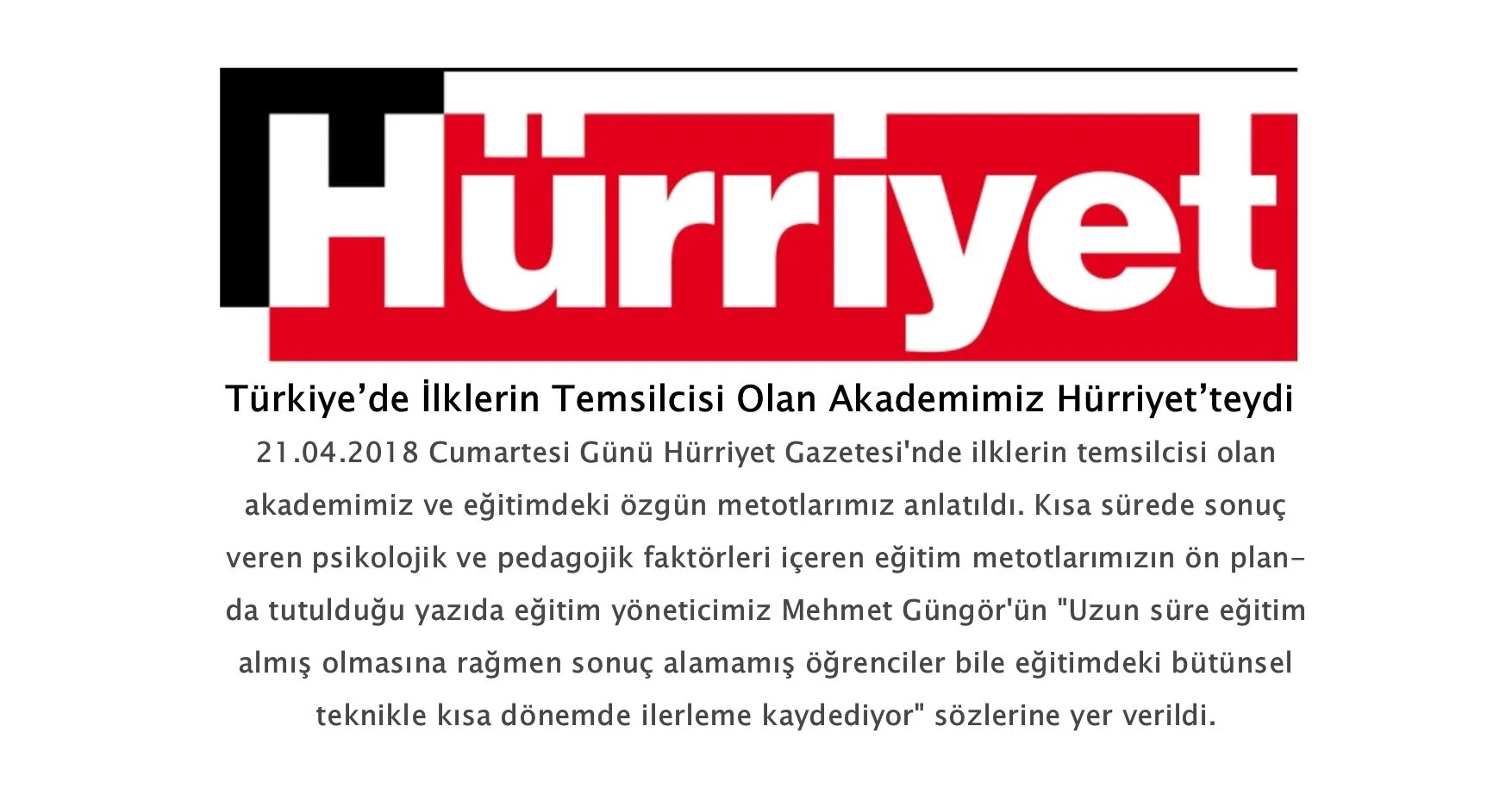 Ramel Sanat Hürriyet Gazetesi haberi
