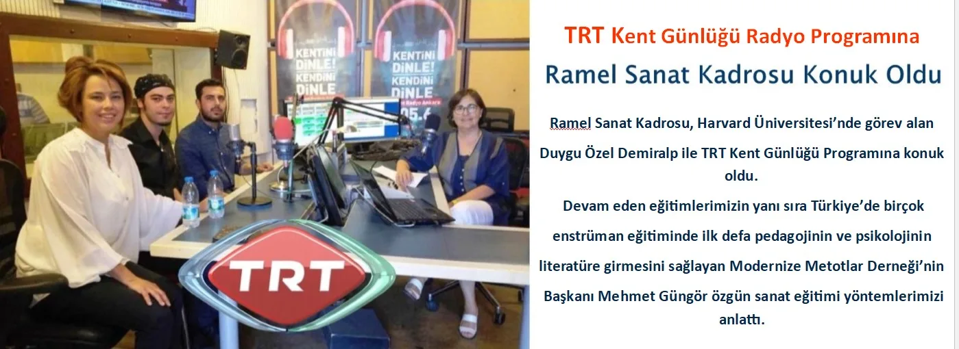 Ramel Sanat TRT Radyo müzik kursu resim kursu